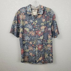 Vans Large button up floral short sleeve shirt